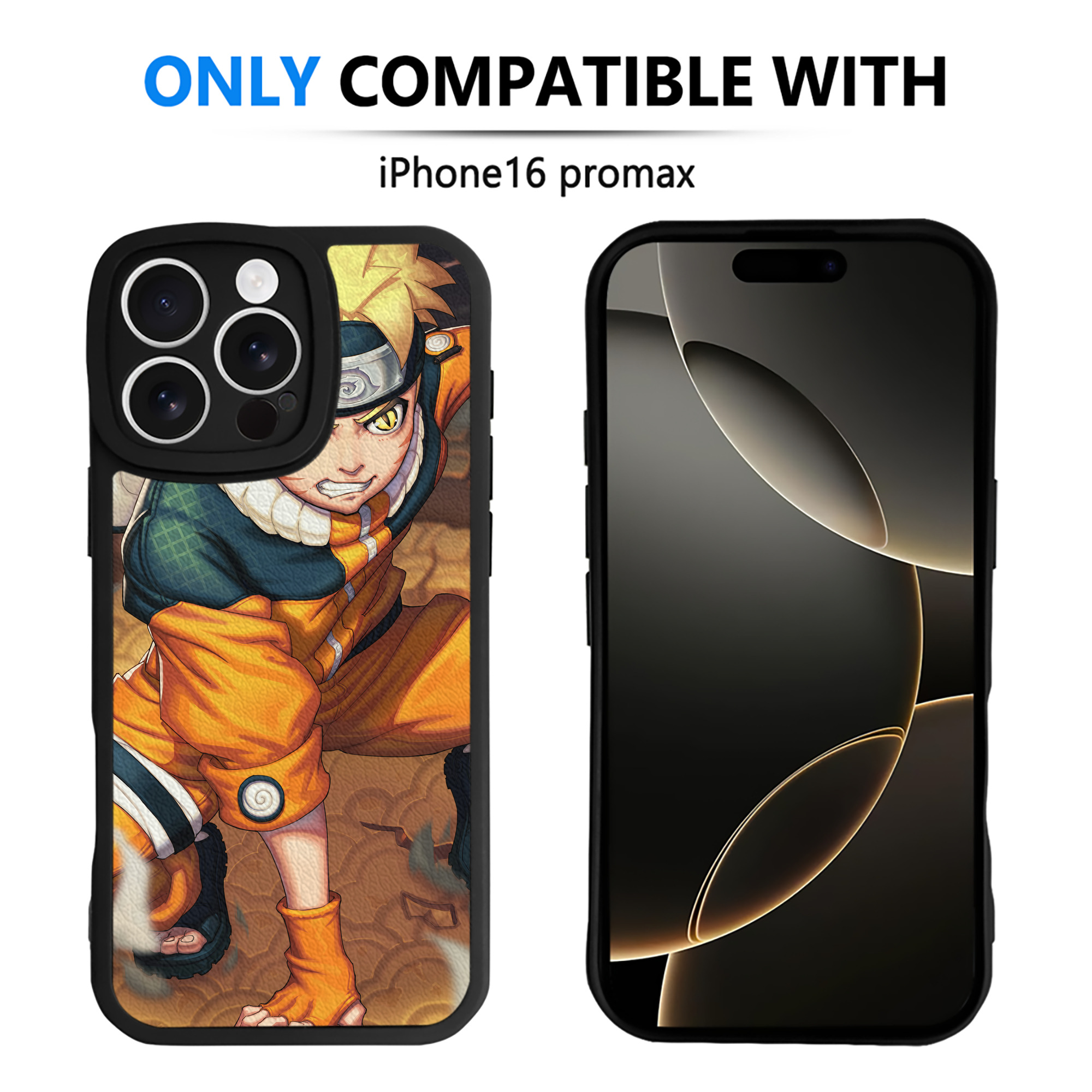 （画像用） NARUTO -ナルト- NARUTO -ナルト- 疾風伝 【iPhone 16シリーズ対応】シリコンスマホケース（レザー調） 材質：シリコン
